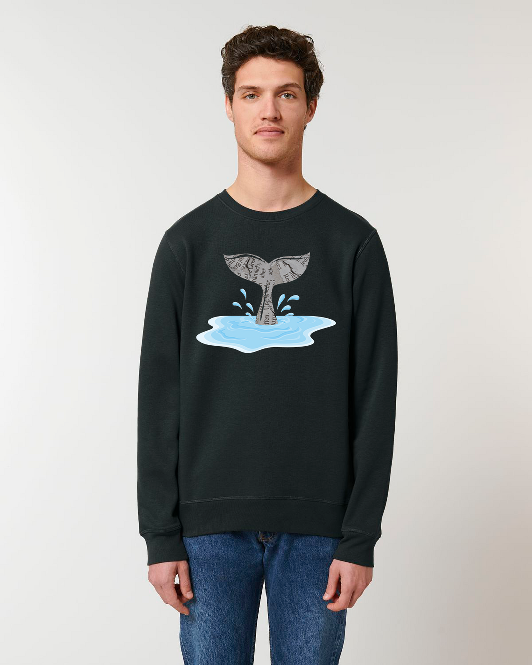 Sudadera Ecodiseños La melancolía de las ballenas