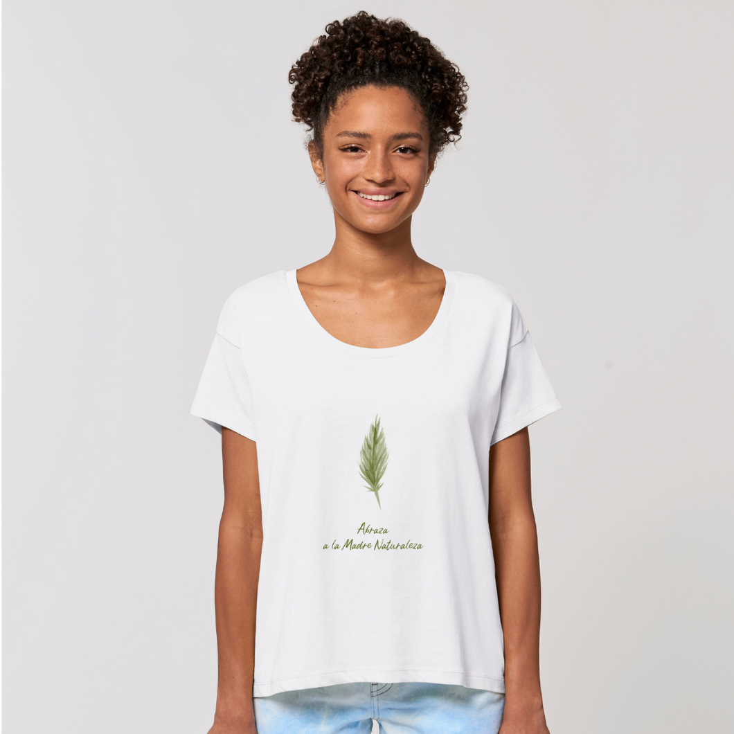 Camiseta Abraza la Madre Naturaleza - Una hoja de hierba