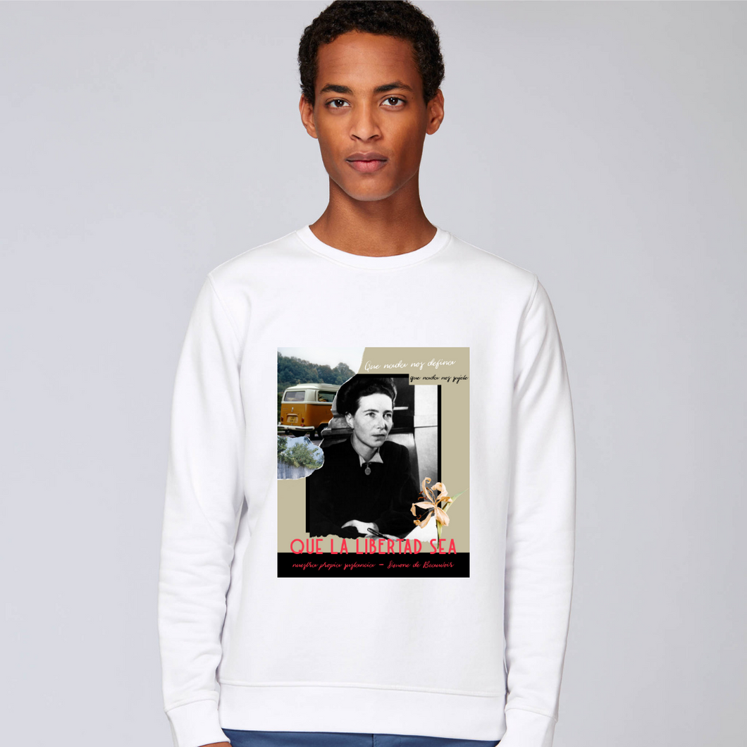 Sudadera Rise Feminismo Simone de Beauvoir